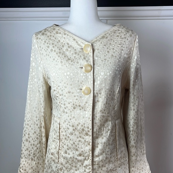 TULLE Button-Down Jacket Dress for layering - Picture 3 of 12